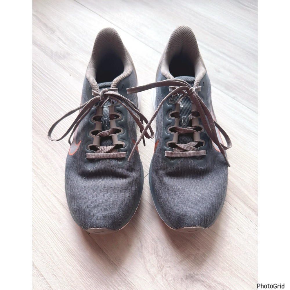 Nike Air Zoom Winflo 9 Grey Metallic Copper Women Athleisure Gym Whimsigoth 6.5
